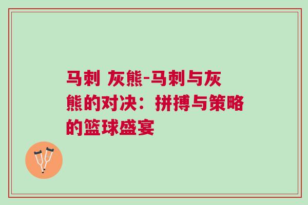 馬刺 灰熊-馬刺與灰熊的對決：拼搏與策略的籃球盛宴