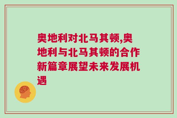 奧地利對北馬其頓,奧地利與北馬其頓的合作新篇章展望未來發展機遇 奧地利對北馬其頓,奧地利與北馬其頓的合作新篇章展望未來發展機遇