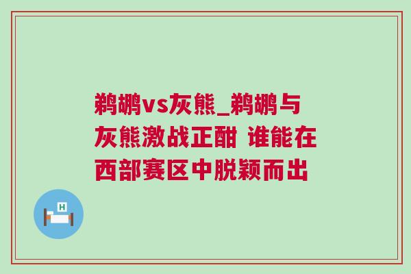 鵜鶘vs灰熊_鵜鶘與灰熊激戰正酣 誰能在西部賽區中脫穎而出 鵜鶘vs灰熊_鵜鶘與灰熊激戰正酣 誰能在西部賽區中脫穎而出
